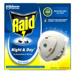 RAID | Εντομοαπωθητικό Σετ Night & Day 1 Τεμάχιο
