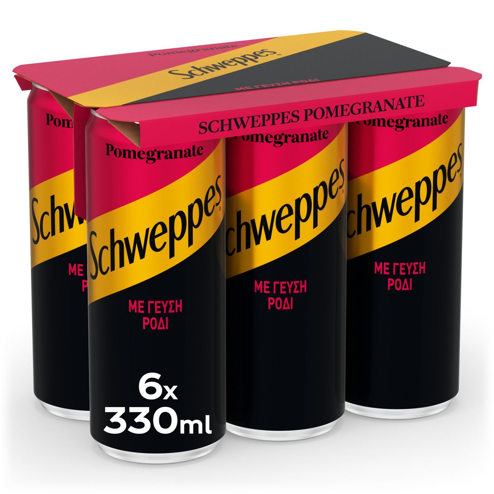 SCHWEPPES Αναψυκτικό Ανθρακούχο Ρόδι 6x330ml