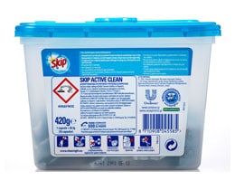 SKIP | ΚΑΨΟΥΛΕΣ ΠΛΥΝΤΗΡΙΟΥ ΡΟΥΧΩΝ ACTIVE CLEAN 16 ΜΕΖ REGULAR 16 ΜΕΖ