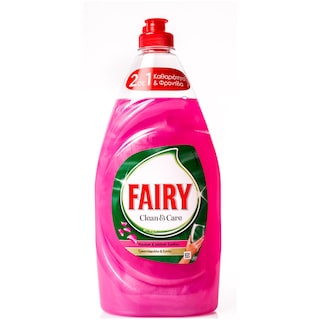 FAIRY | ΥΓΡΟ ΑΠΟΡΡΥΠΑΝΤΙΚΟ ΠΙΑΤΩΝ CLEAN & CARE ΤΡΙΑΝΤΑΦΥΛΛΟ ΚΑΙ ΣΑΤΕΝ 780 ML