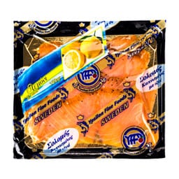 YFF | Σολομός Καπνιστός Μαρινάτος Λεμόνι 150gr