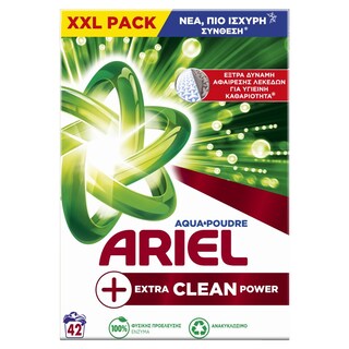ARIEL | Σκόνη Πλυντηρίου Ρούχων Extra Clean 42 Μεζούρες