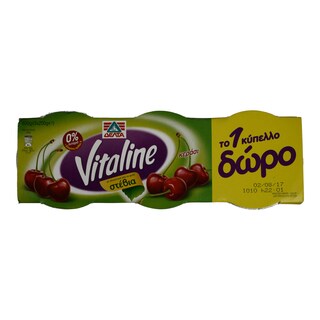 VITALINE | ΕΠΙΔΟΡΠΙΟ ΓΙΑΟΥΡΤΙΟΥ ΚΕΡΑΣΙ 0% ΛΙΠΑΡΑ 2 X 200 GR