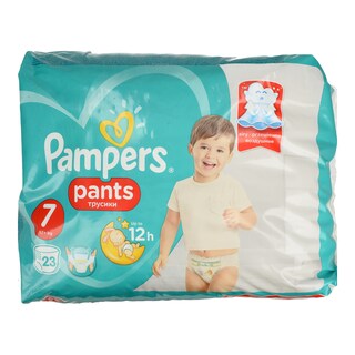 PAMPERS PANTS NO7 17Kg+ (32 DIAPERS)