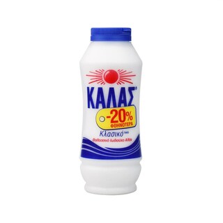 ΚΑΛΑΣ | ΑΛΑΤΙ ΠΛΑΣΤΙΚΗ ΦΙΑΛΗ 400GR 20% ΦΘΗΝΟΤΕΡΑ