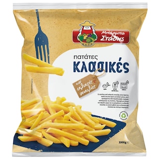 ΜΠΑΡΜΠΑ ΣΤΑΘΗΣ | Frozen Potatoes Classic Pre-fried 1kg