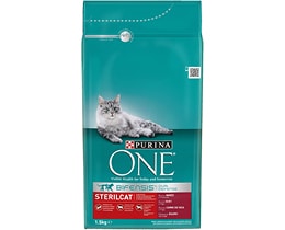PURINA ONE | Γατοτροφή Sterilcat Βοδινό Σιτάρι 1.5kg