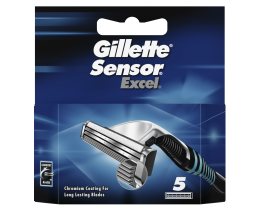 GILLETTE | SENSOR EXCEL | ΑΝΤΑΛΛΑΚΤΙΚΑ ΞΥΡΙΣΤΙΚΗΣ ΜΗΧΑΝΗΣ Ξυριστικής Μηχανής Sensor Excel 5 Τεμάχια