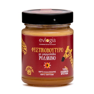 EVLOGIA | Φυστικοβούτυρο με Μαρμελάδα Ροδάκινο 280g