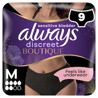 ALWAYS | DISCREET | ALWAYS DISCREET BOUT.PANTS MEDIUM 9P
