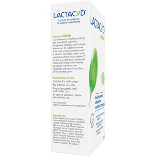 LACTACYD | Gel Καθαρισμού Ευαίσθητης Περιοχής Fresh 200ml + Μαντηλάκια +ΜΑΝΤΗΛΑΚΙΑ ΔΩΡΟ