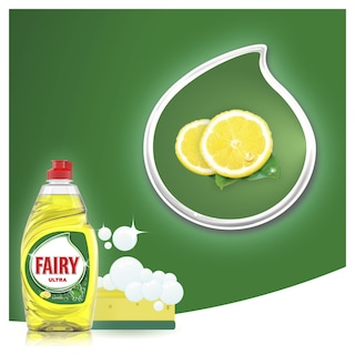 FAIRY | Υγρό Απορρυπαντικό Πιάτων Λεμόνι Ultra 400ml