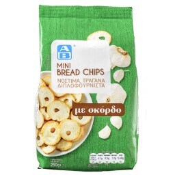 Mini Bread Chips με Σκόρδο 250g