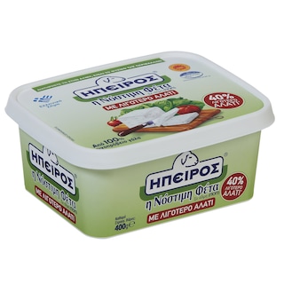 ΗΠΕΙΡΟΣ | Τυρί Φέτα ΠΟΠ Λιγότερο Αλάτι σε Άλμη 400g