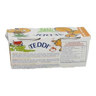 TEDDI BIO | Παιδικό Γιαούρτι Bio Βερίκοκο 2x115g