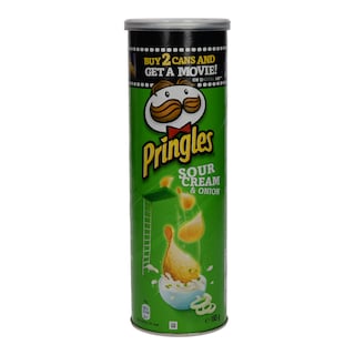 PRINGLES | ΤΣΙΠΣ ΜΕ SOUR CREAM ΚΑΙ ΚΡΕΜΜΥΔΙ 170 GR