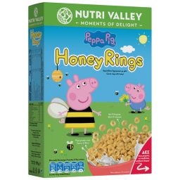 NUTRI VALLEY | Δημητριακά Peppa Pig Honey Rings 375g