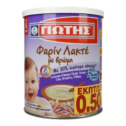 ΓΙΩΤΗΣ | Βρεφική Κρέμα Φαρίν Λακτέ Βρώμη 300g Έκπτωση 0.50Ε