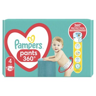 PAMPERS | Πάνες Βρακάκι Μωρού Pants Νο4 9-15kg Giant Pack 66 Τεμάχια