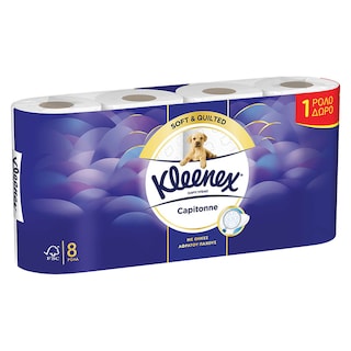 KLEENEX | Χαρτί Υγείας Capitonne 7+1 Δώρο