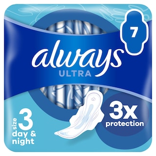 ALWAYS | Σερβιέτες Ultra Night Μέγεθος 3 7 Τεμάχια