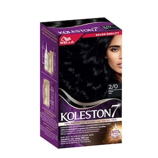 KOLESTON | Βαφή Μαλλιών 2/0 Μαύρο 1 Τεμάχιο