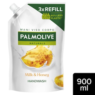 PALMOLIVE Κρεμοσάπουνο Μέλι & Γάλα Ανταλλακτικό 900ml