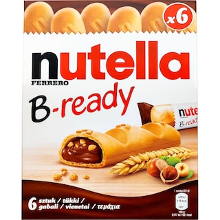 NUTELLA | Μπάρες Μπισκότου Γεμιστές 132gr