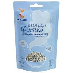 3Α | Φασόλια Μαυρομάτικα Έτοιμα Φυσικά 120gr