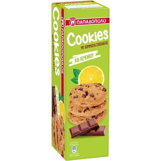 ΠΑΠΑΔΟΠΟΥΛΟΥ | CLASSIC COOKIES | Μπισκότα Cookies Σοκολάτα Λεμόνι 180g