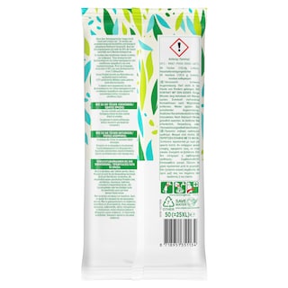 AJAX | Πανάκια Καθαρισμού Βιοδιασπώμενα 50 Τεμάχια