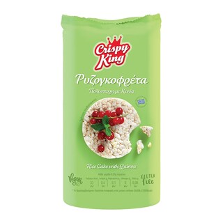 CRISPY KING | Ρυζογκοφρέτες Πολύσπορες με Κινόα  100 gr
