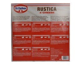 DR.OETKER | Πίτσα Κατεψυγμένη Rustica 4 Τυριά 555gr
