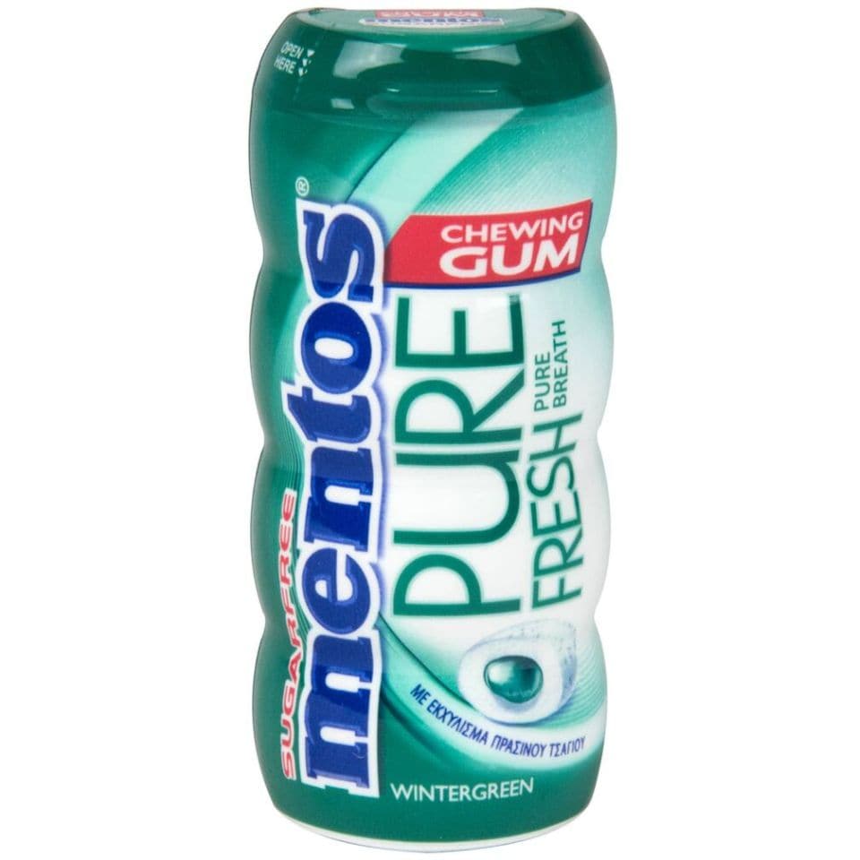 MENTOS Τσίχλες Pure Fresh Δυόσμος 28g