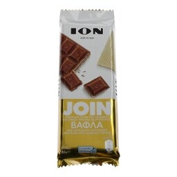 ΙΟΝ | JOIN | ΣΟΚΟΛΑΤΑ ΒΑΦΛΑ ΚΑΙ ΠΡΑΛΙΝΑ ΦΟΥΝΤΟΥΚΙΟΥ 85 GR