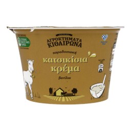 ΑΓΡΟΚΤΗΜΑΤΑ ΚΙΘΑΙΡΩΝΑ | Επιδόρπιο Κρέμα Κατσικίσια Βανίλια 180 gr