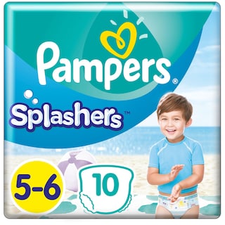 PAMPERS | Swim Pants Diapers Baby Splashers No5-6 14kg+ 10 Pieces
