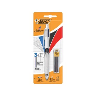 BIC | Στυλό 4 Colours 3+1 με Μηχανικό Μολύβι 1 Τεμάχιο