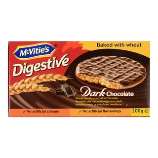 MC VITIES | DIGESTIVE | ΜΠΙΣΚΟΤΑ DARK CHOCOLATE 200 GR