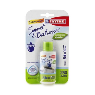 SWEET & BALANCE | S&B ΥΓΡΟ ΓΛΥΚΑΝΤΙΚΟ 50ML