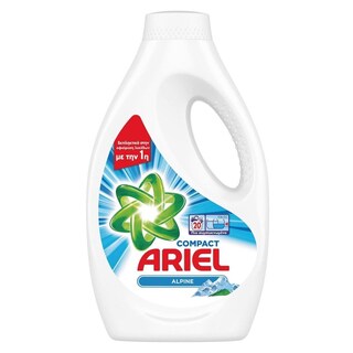 ARIEL | Υγρό Πλυντηρίου Ρούχων Alpine 20 Μεζούρες