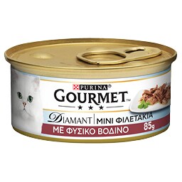 GOURMET | DIAMANT | DIAMANT ΓΑΤΟΤΡΟΦΗ ΒΟΔΙΝΟ 85 GR  85 GR
