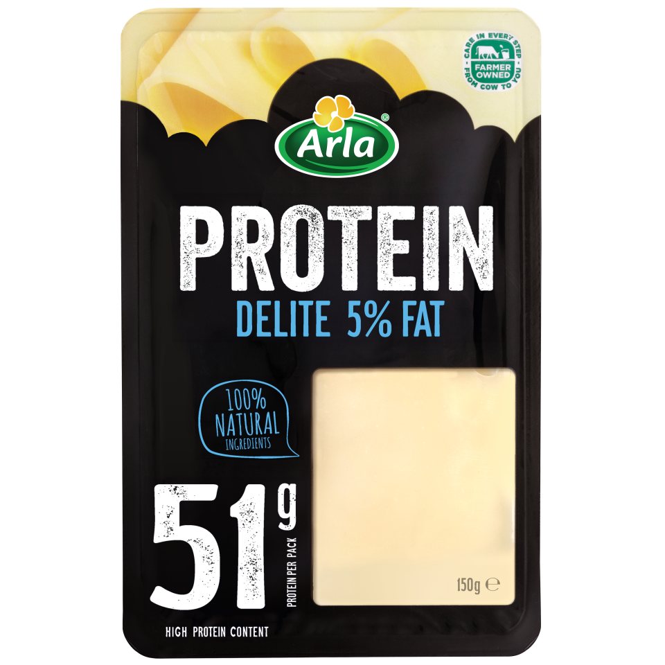 ARLA Τυρί Protein Delite 5% Φέτες 150g