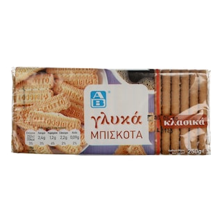 ΑΒ | AB SWEET BISCUITS 250G Γλυκά Κλασικά 250g