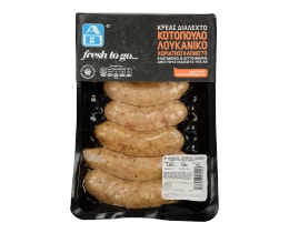 ΑΒ FRESH TO GO | ΚΟΤΟΠΟΥΛΟΥ ΛΟΥΚΑΝΙΚΑ ΕΛΛΗΝΙΚΟ ΣΥΣΚΕΥΑΣΜΕΝΟ 600 GR ΠΕΡΙΠΟΥ