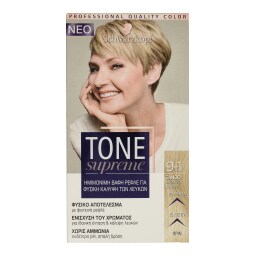 TONE SUPREME | Βαφή Μαλλιών Νο 9-1 Ξανθό Ανοιχτό Σαντρέ 1 Τεμ.