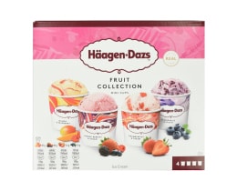 HAAGEN DAZS | Ice Cream Fruit Collection 4 Mini Cups 326g