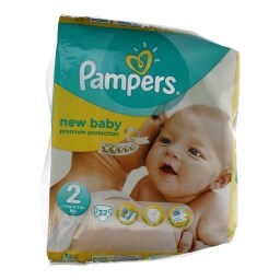 PAMPERS | NEW BABY | ΠΑΝΕΣ ΜΩΡΟΥ MINI 3 - 6 KGR Νο 2 32 ΤΕΜ