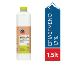 Φρέσκο Γάλα Επιλεγμένο Ελαφρύ 1.5lt