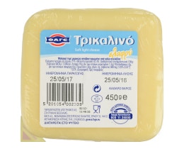 ΦΑΓΕ | ΗΜΙΣΚΛΗΡΟ ΤΥΡΙ ΤΡΙΚΑΛΙΝΟ ΜΕ ΧΑΜΗΛΑ ΛΙΠΑΡΑ 450 GR